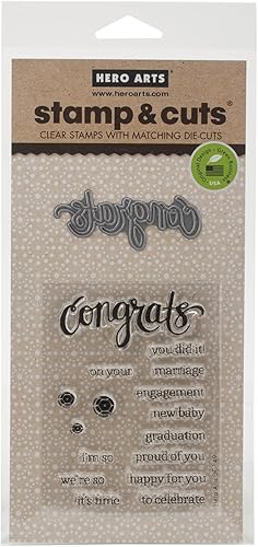 Vista 4 de Hero Arts DC151 Sello y corte, hola