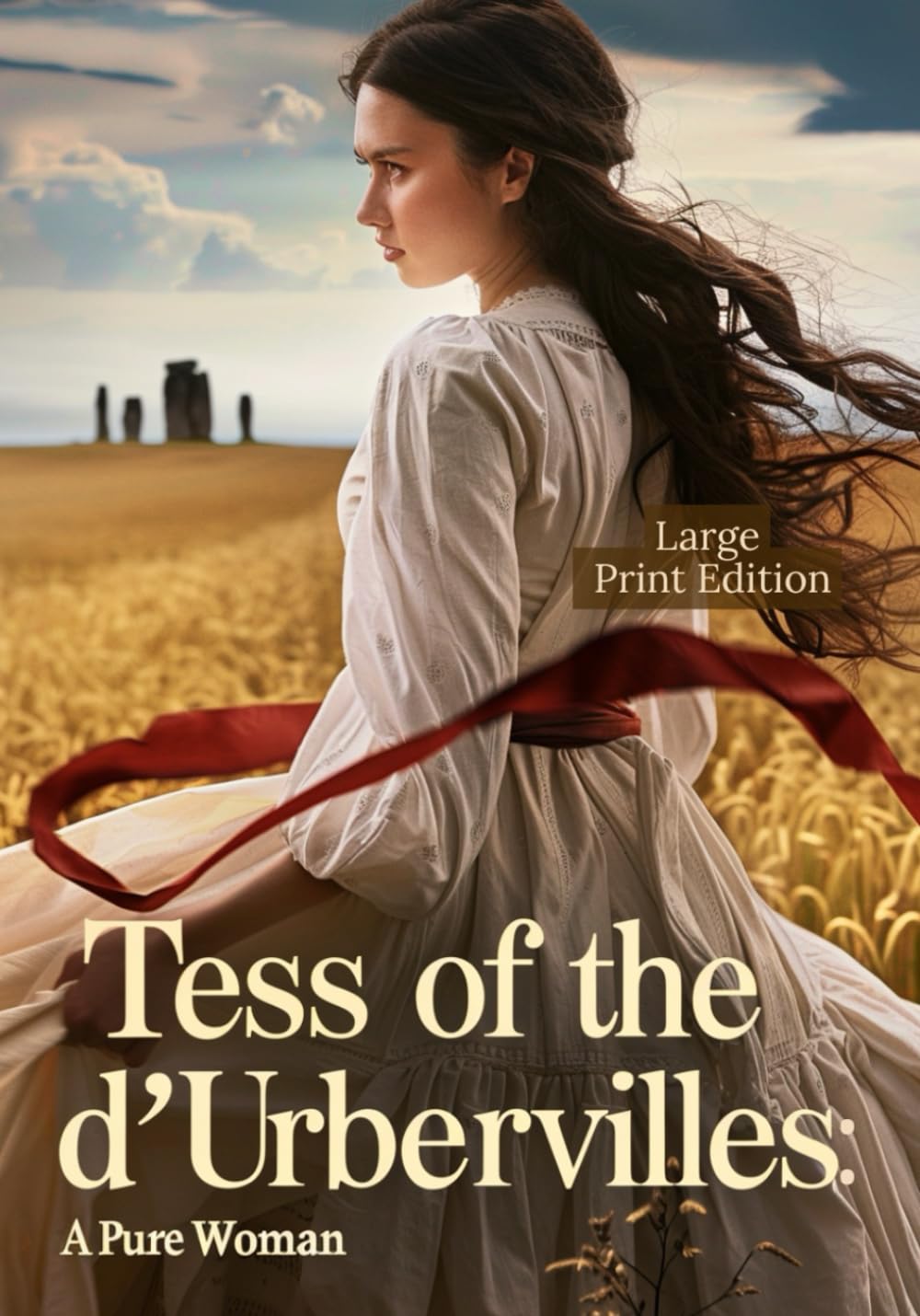 Tess of the d'Urbervilles: A Pure Woman (Large Print Edition): A tragic story of love, betrayal, and a woman's struggle for dignity in a harsh society
