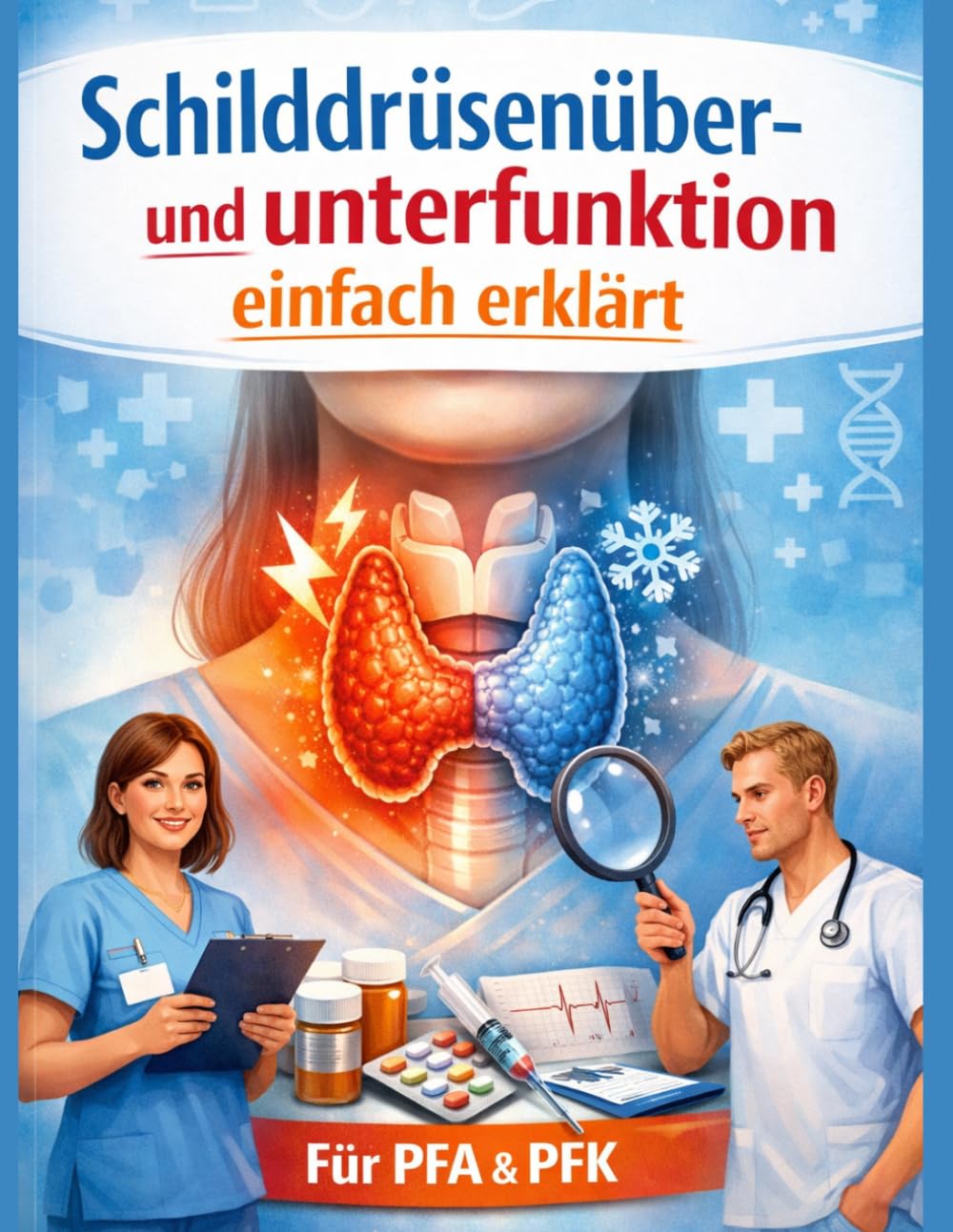 Schilddrüsenüber- und unterfunktion einfach erklärt: Das kompakte Praxis- und Prüfungs-Wissen für die Pflegefachassistenz (PFA) & Pflegefachkraft (PFK) (Einfach Lernen - Pflegeausbildung)