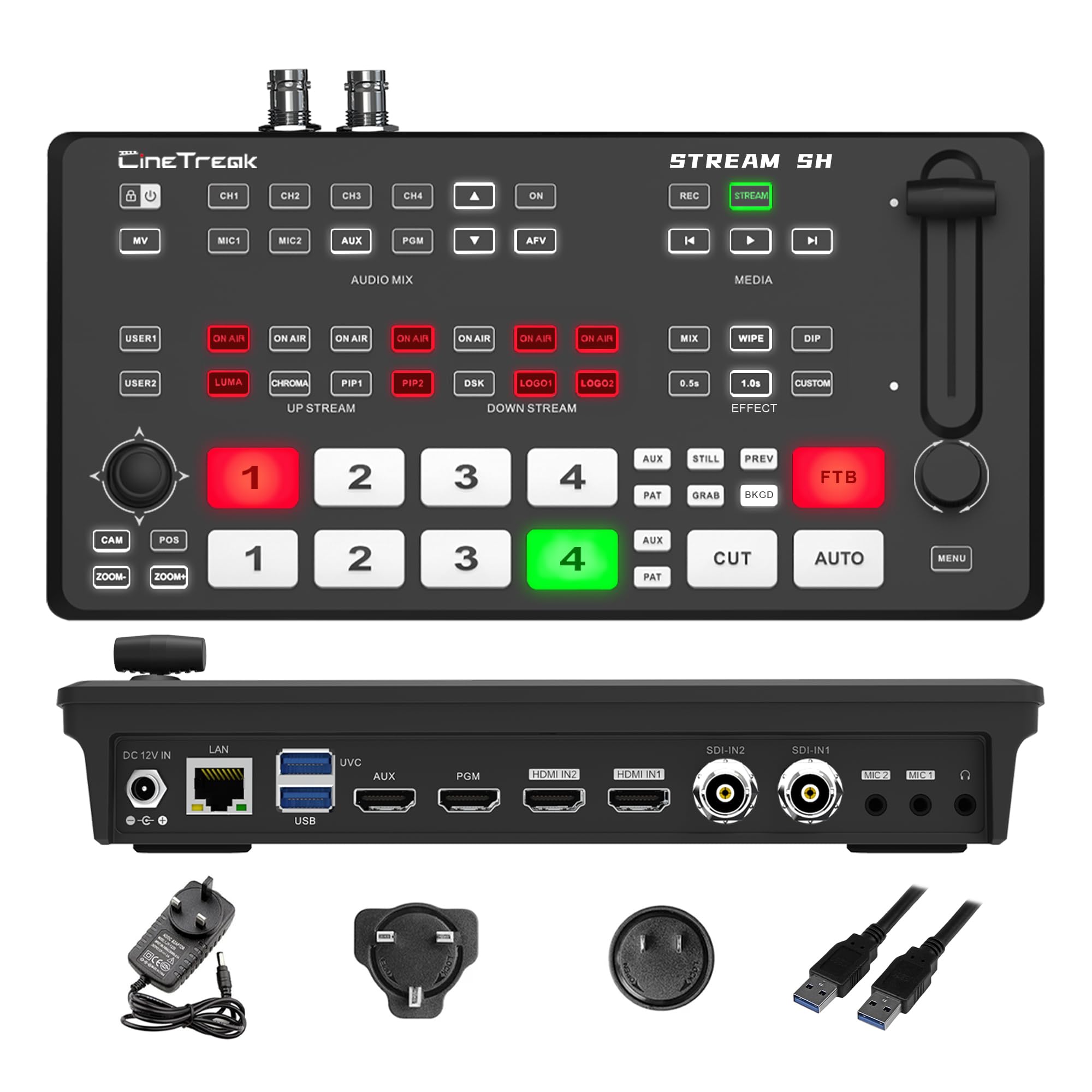 Amazon.com: CINETREAK Stream SH Live Streaming Switcher 2 HDMI 2
