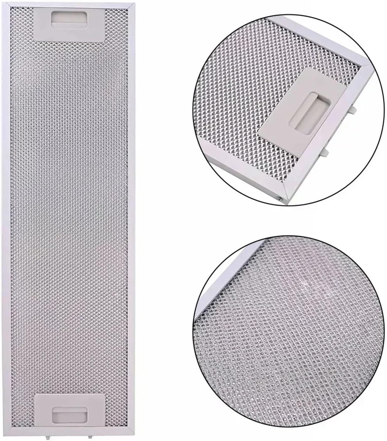 レンジフードフィルターセット 525x162mm キッチン換気扇 レンジフード グリースフィルター アルミニウム ATFT60026