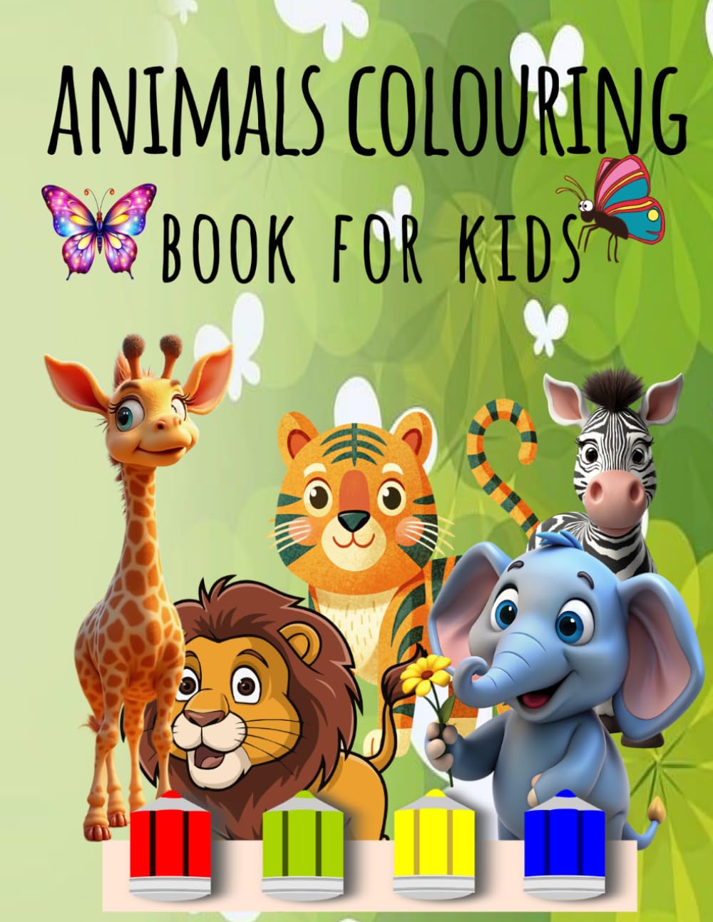 Animals colouring book for kids