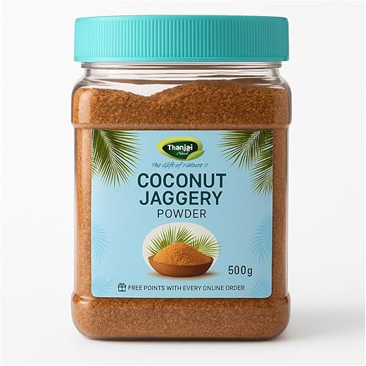 Thanjai Natural Coconut Jaggery Powder Unrefined Organic 100