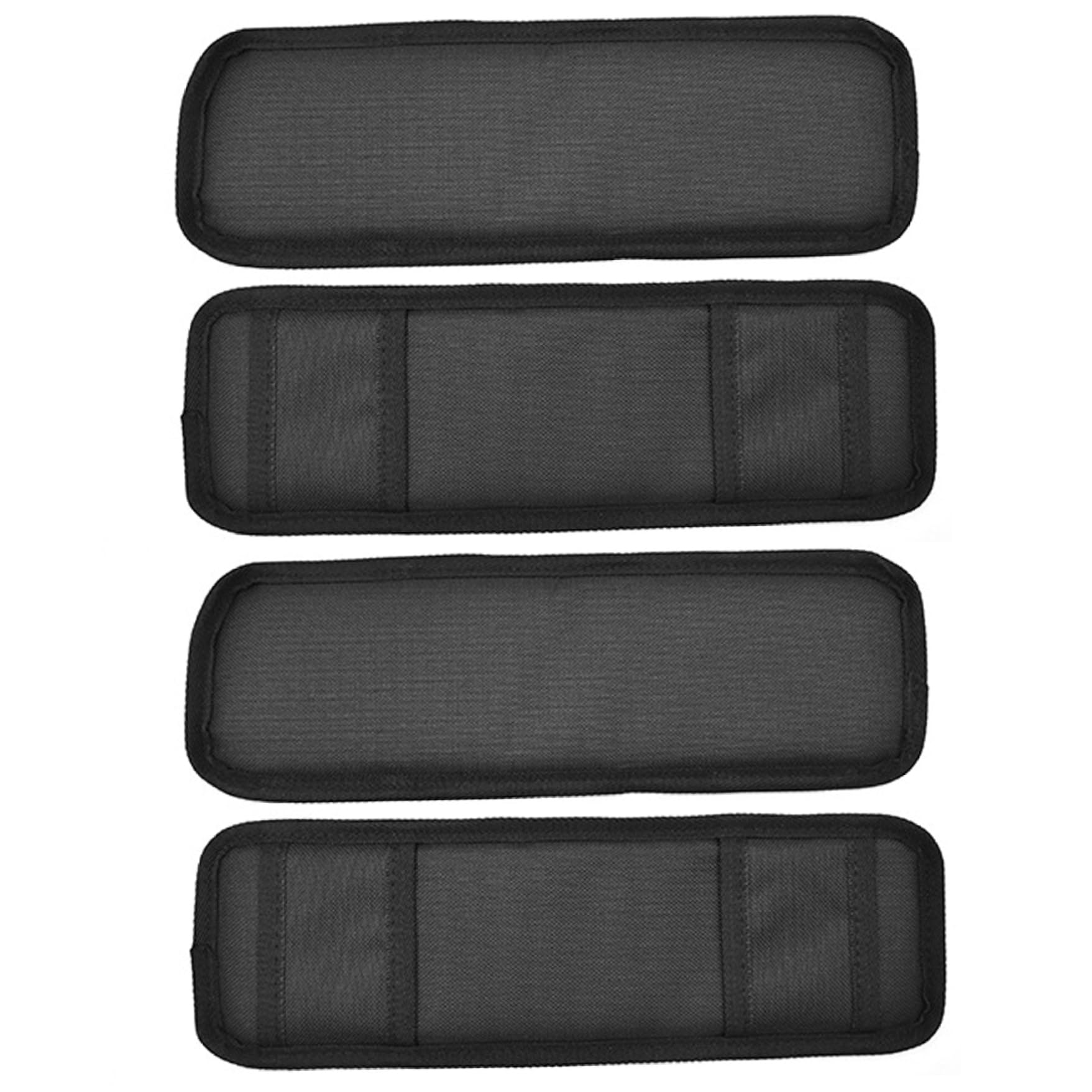 4PCS Waterproof Padded Oxford Cloth Ratchet Strap Protector Sleeves, Heavy Duty Tie‑Down Protectors for Boat, Trailer, Kayak, Yacht and Truck Cargo, 12x4 Inch