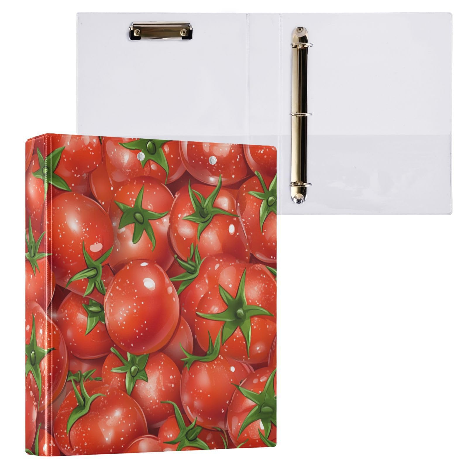 Raccoglitore Scuola 1 e 1/2 Pollice Pomodori Freschi Rosso