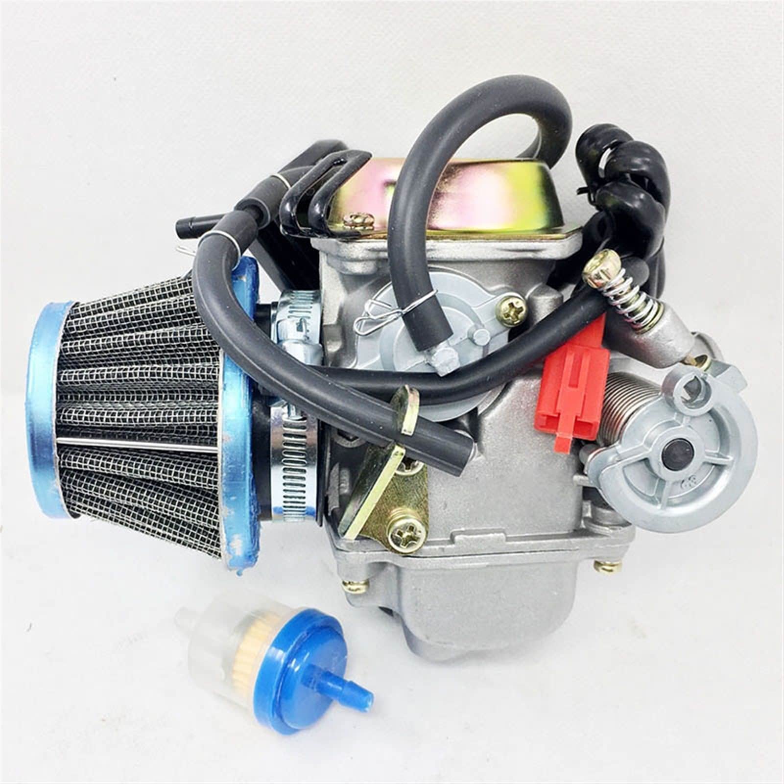 Carburador De Ciclomotores con Filtro Carb para Gy6 150cc 4 Tiempos Scooter Go-Kart GY6 QMJ / QMI157 Piezas De Motor Carburador para desbrozadora