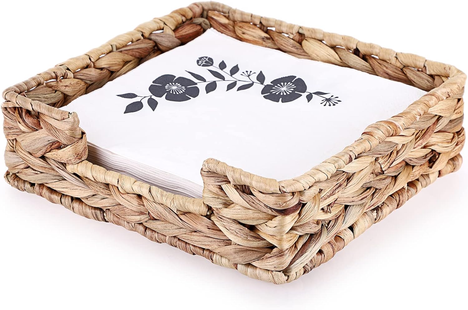 Sumnacon Napkin Holder,Wicker Napkin Holder Table,Water