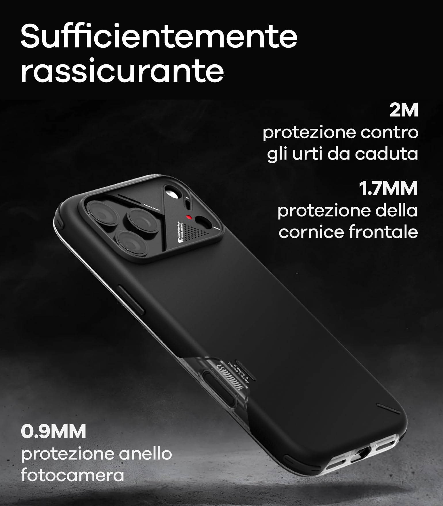 Aulumu A17 Cover per iPhone 17 Pro Max Compatibile con MagSafe Custodia Militare Antiurto, CoolHyper Raffreddamento, Telaio in Lega di Alluminio, Protezione Composita Multistrato Case, Bianco
