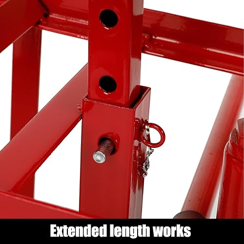 Miniatura 4 de Rampas hidráulicas para coche de capacidad 5T  11000lbs para vehículos, camiones, garaje, rampas de servicio de elevación, 1 paquete