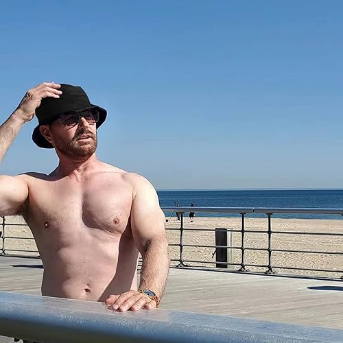 Miniatura 4 de MEANBEAUTY Sombrero de pescador de algodón estilo verano casual sombrero pescador gorra para hombres y mujeres playa vacaciones al aire libre