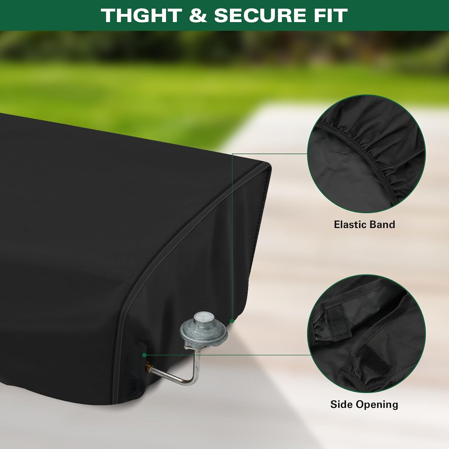 Heavy Duty 600D Grill Cover Fits for Blackstone 17in Griddle Without Hood Cover，Waterproof Protective Cover Compatible with Blackstone 17 Grill
