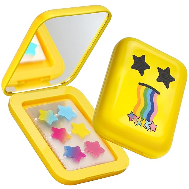 AUSLKA Star Pimple Patches - 150 Count - Hydrocolloid Pimple Patches Cute Star Shape 6 Colors Spot Stickers