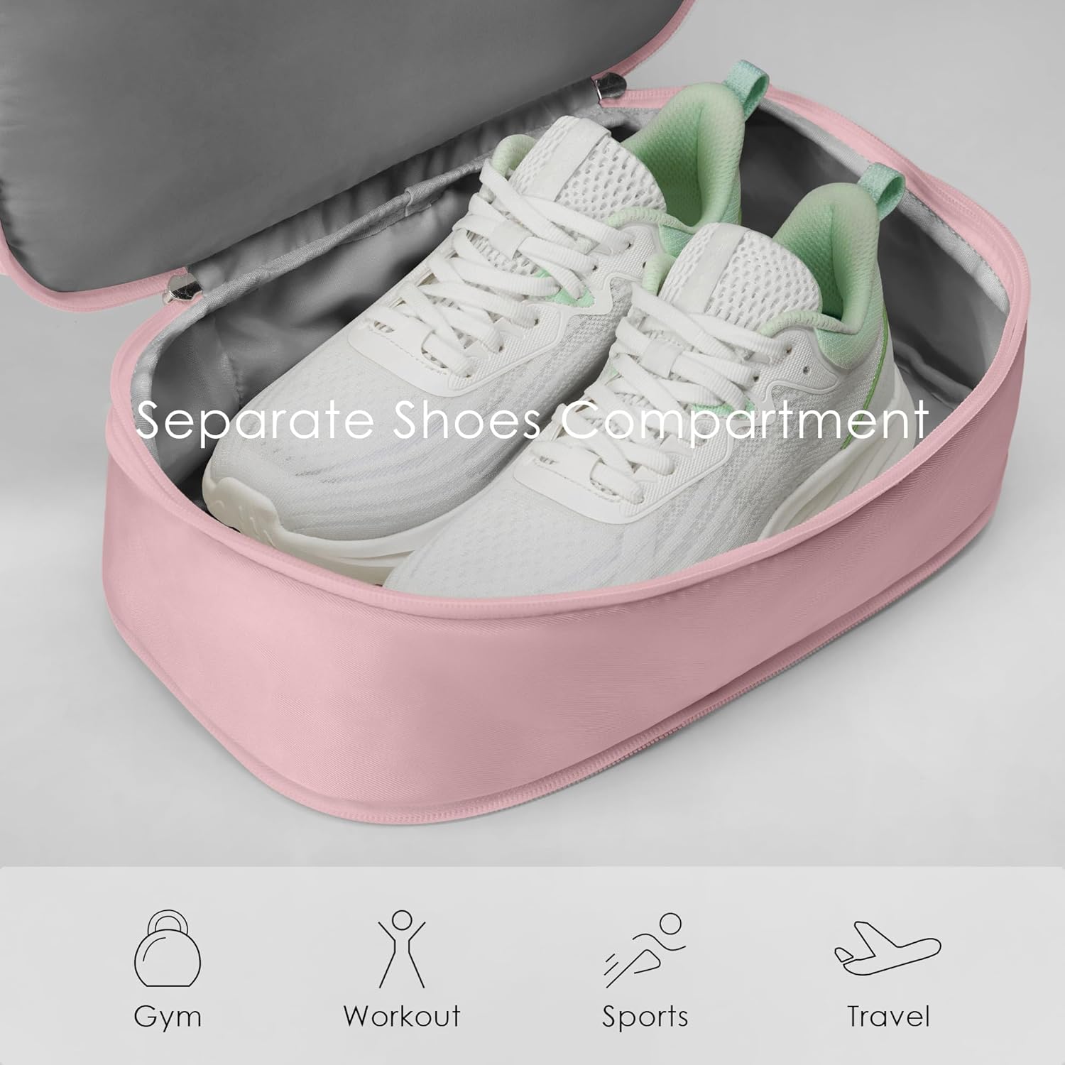 Gym Backpack for Women Men, Lightweight Gym Bag with Shoe Compartment, Waterproof Workout Backpack with Wet Pocket - Image 3