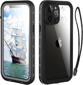 iPhone 13 Pro Case, Waterproof & Shockproof Phone Case, Full Protection, IP68, 6.1 Inch, Black