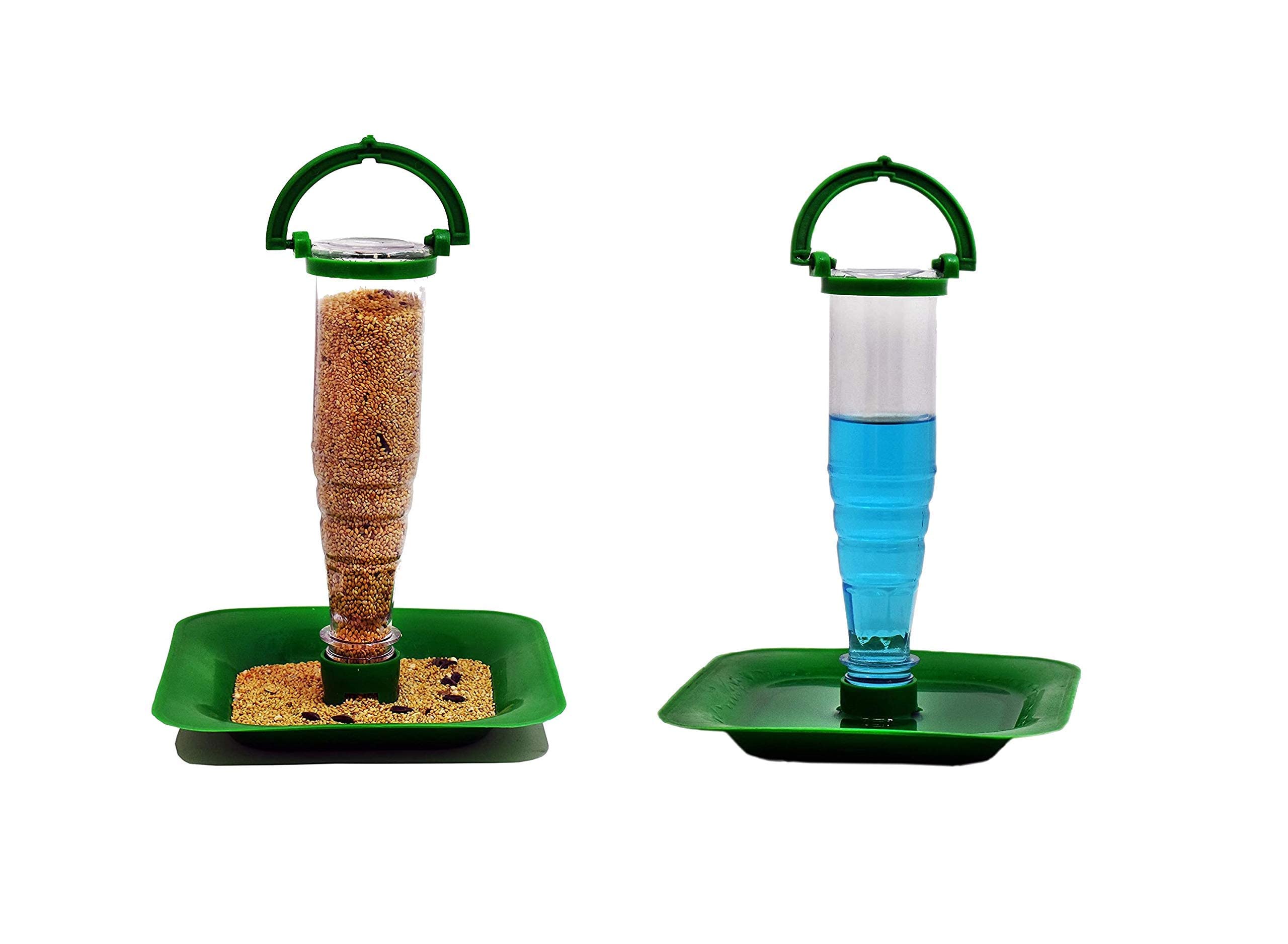 Ayushi Nano Bird Feeder Combo of Food and Water Feeder