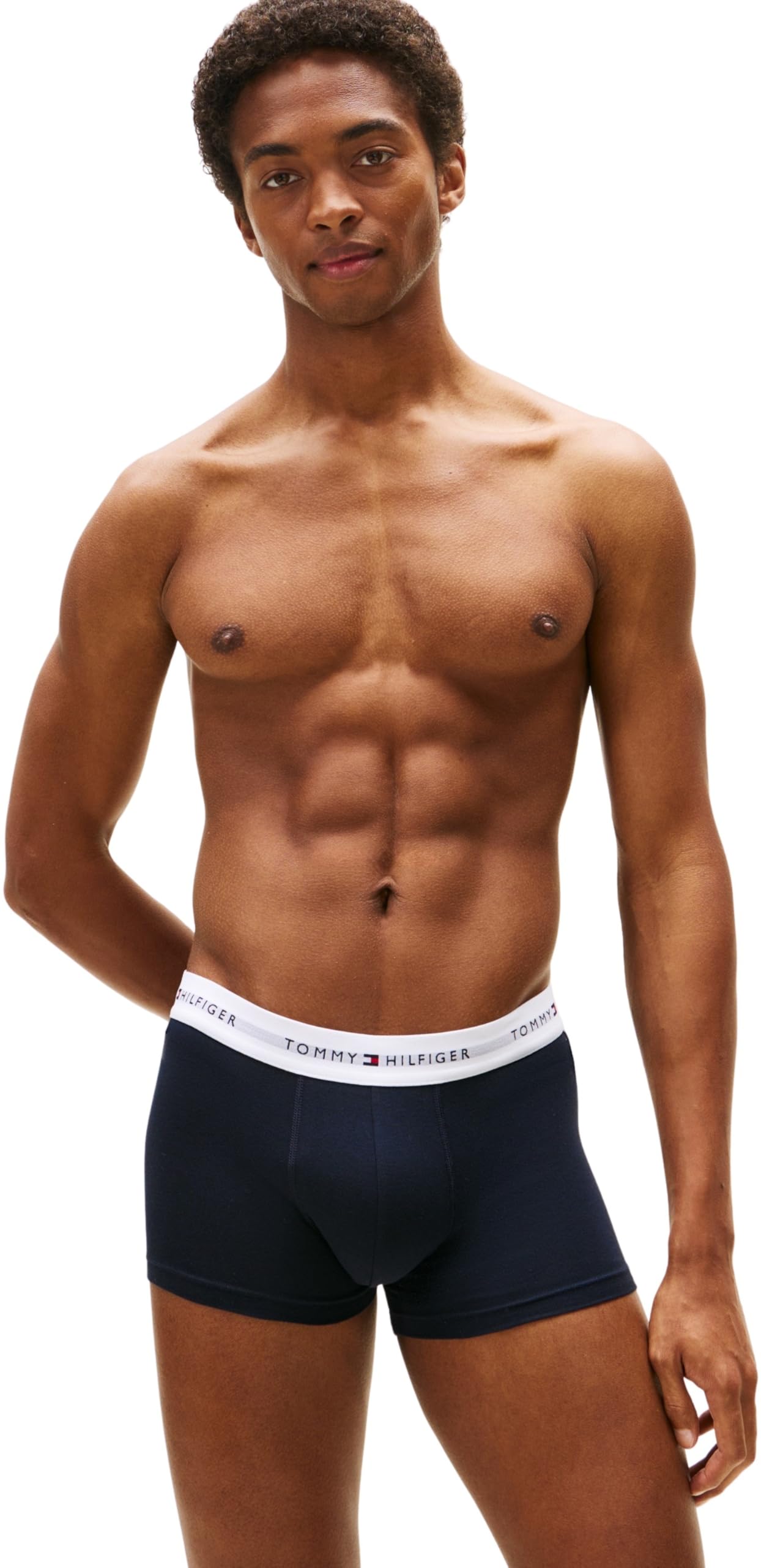 Tommy Hilfiger Uomo Pantaloncini Boxer Confezione da 5 in Cotone