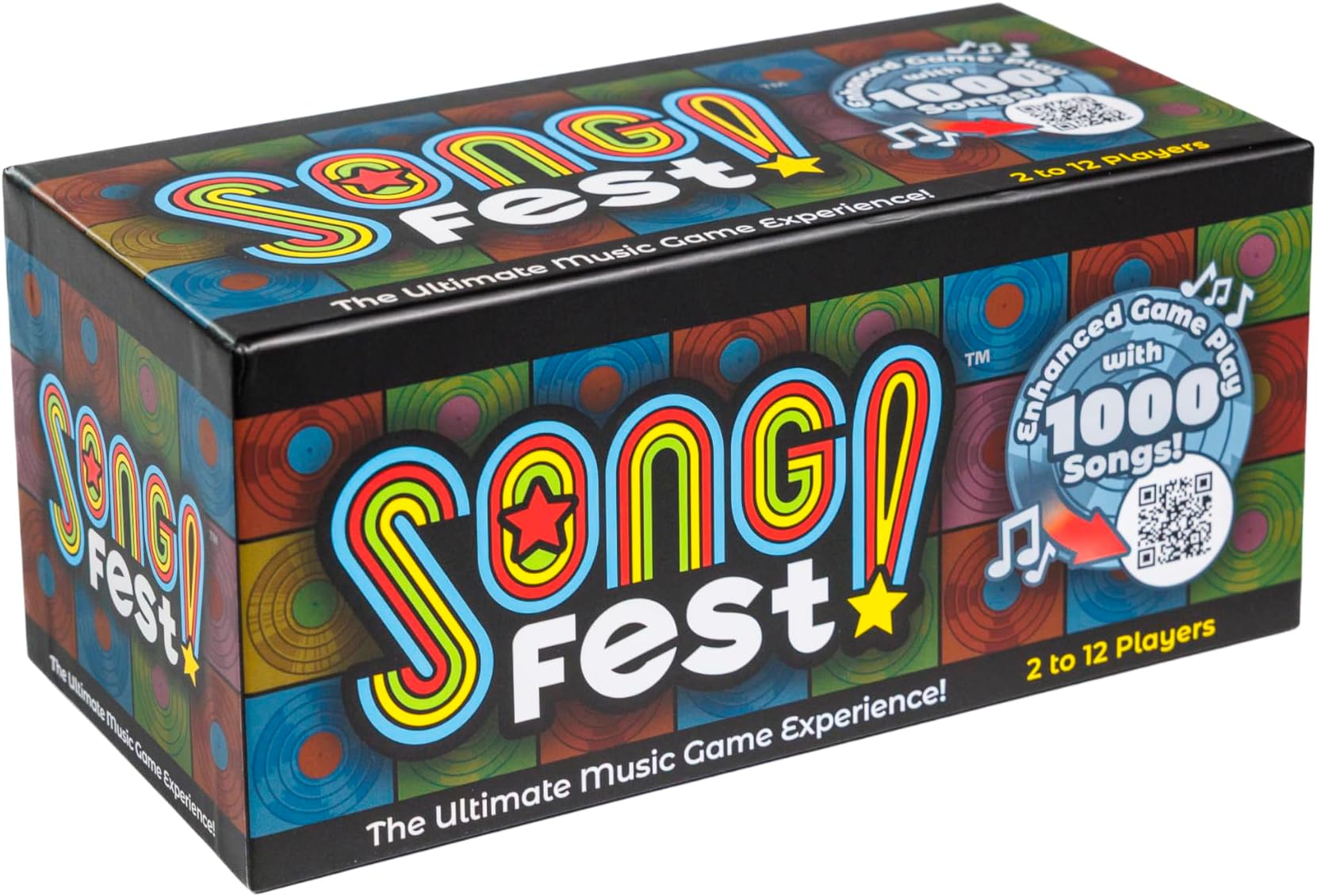 SongFest! is a New Music Trivia Party Game | Song QR Codes Provide Audio Hints to Bring Back Instant Memories Through 5 Plus Decades of Music