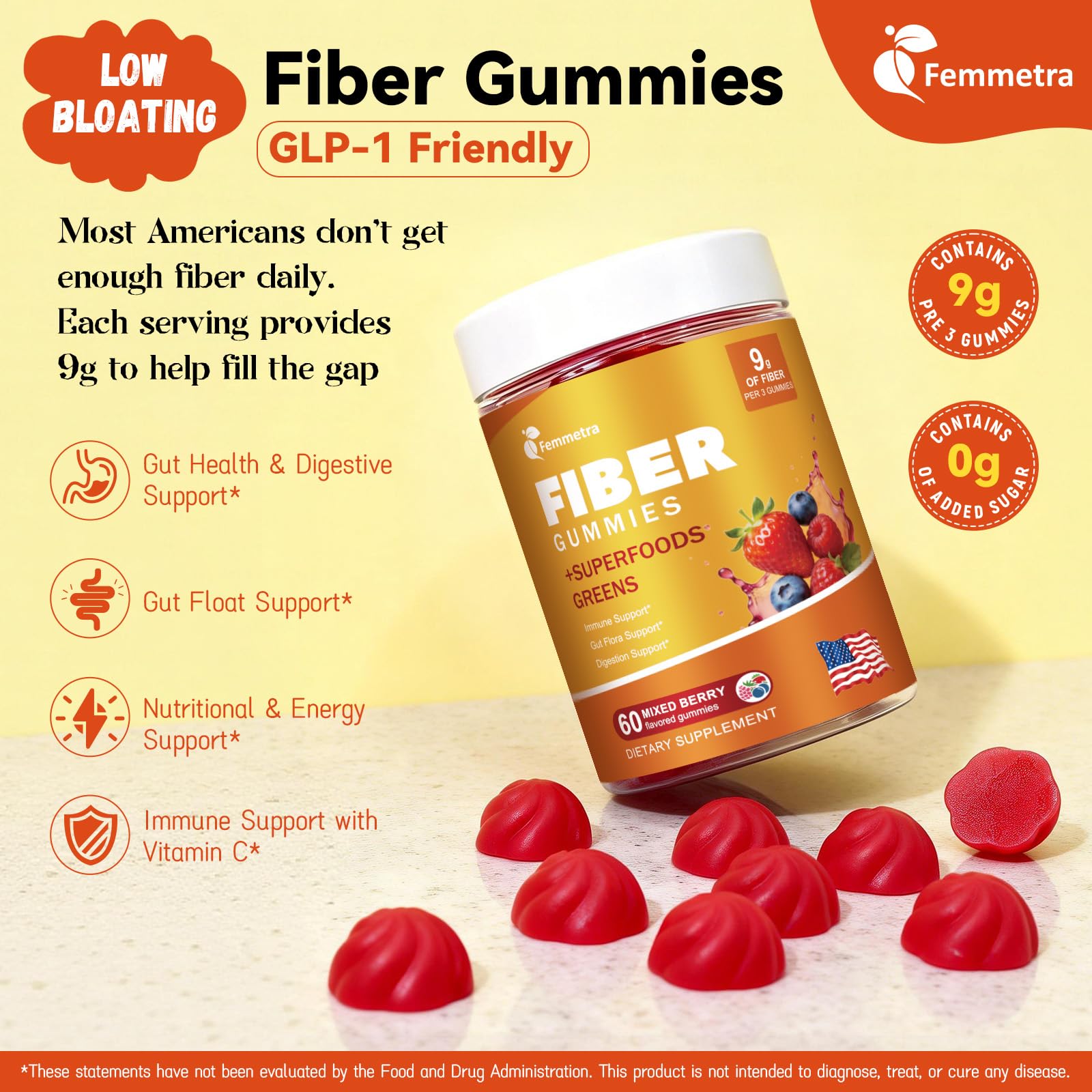 10-in-1 Prebiotic Fiber Gummies for Digestive Health & Regularity — Amazon image 3
