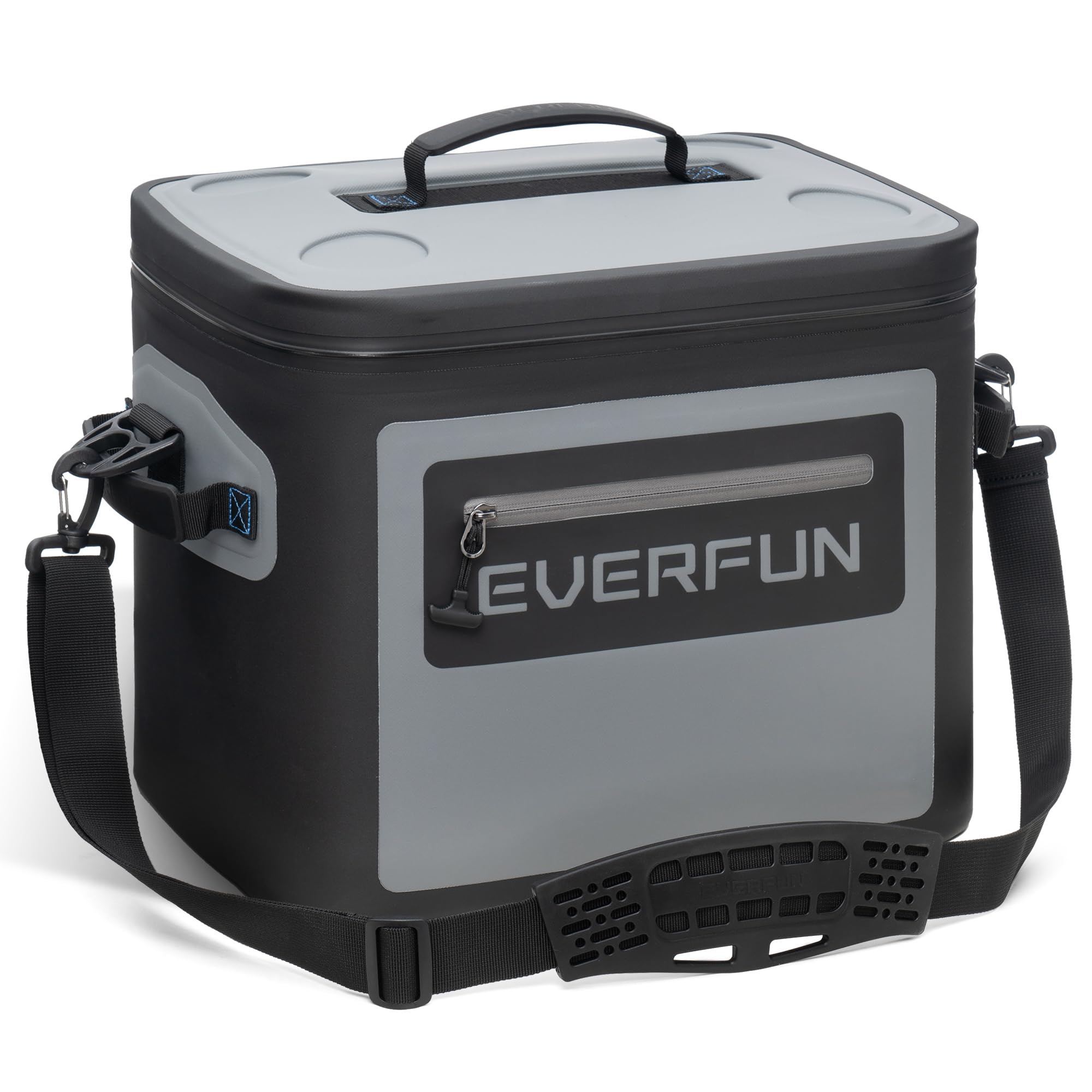 EVERFUN Soft Cooler 30 Can, Portable 24qt Insulated Small Cooling Lunch Box for Men and Women, Leakproof Ice Chest Bag for Travel, Beach, Camping, Boating, Fishing, Tailgating, Work and Picnic