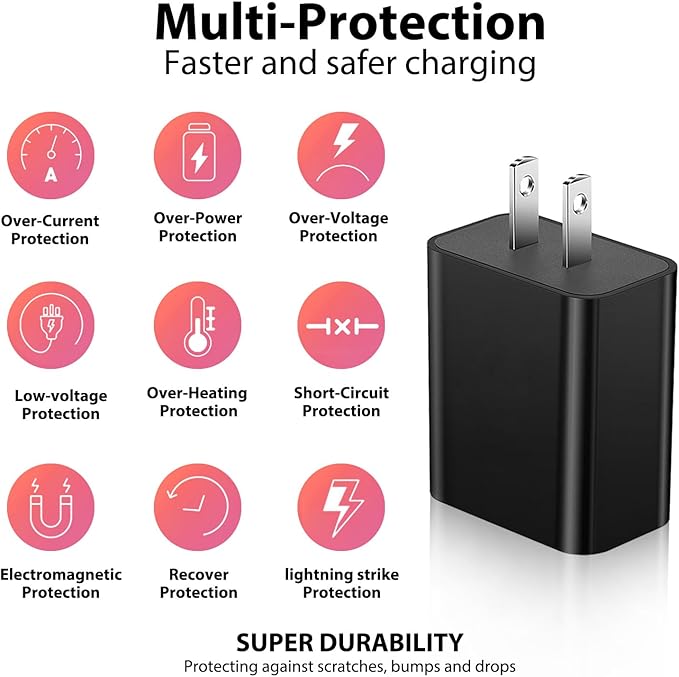 5V USB Wall Charging Block Power Adapter for Roku Streaming Stick Plus 3500 3600 3800, Express Plus/4k+,Roku Premier/Plus, Voice Remote Pro 2nd, Premiere + 3920/3921 Power Charger Block