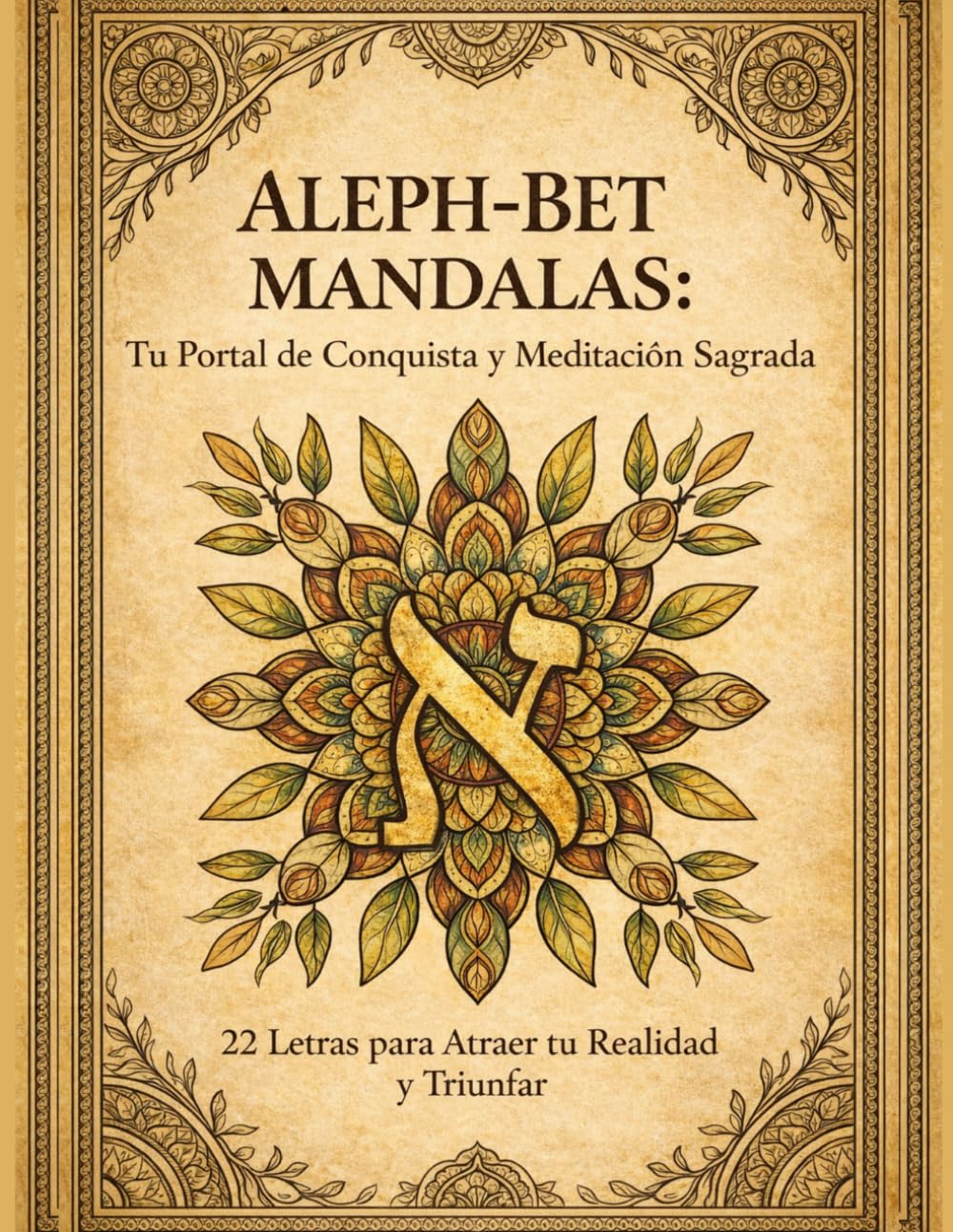 ALEPH-BET MANDALAS: Tu Portal de Conquista y Meditación Sagrada: 22 Letras para Atraer tu Realidad y Triunfar (Protección de la vida interior y la memoria)