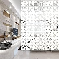 Vista 15 de Yizunnu Divisor de habitación colgante, división de paneles blancos de bricolaje, 12 piezas de pantalla de panel de madera y plástico, separadores