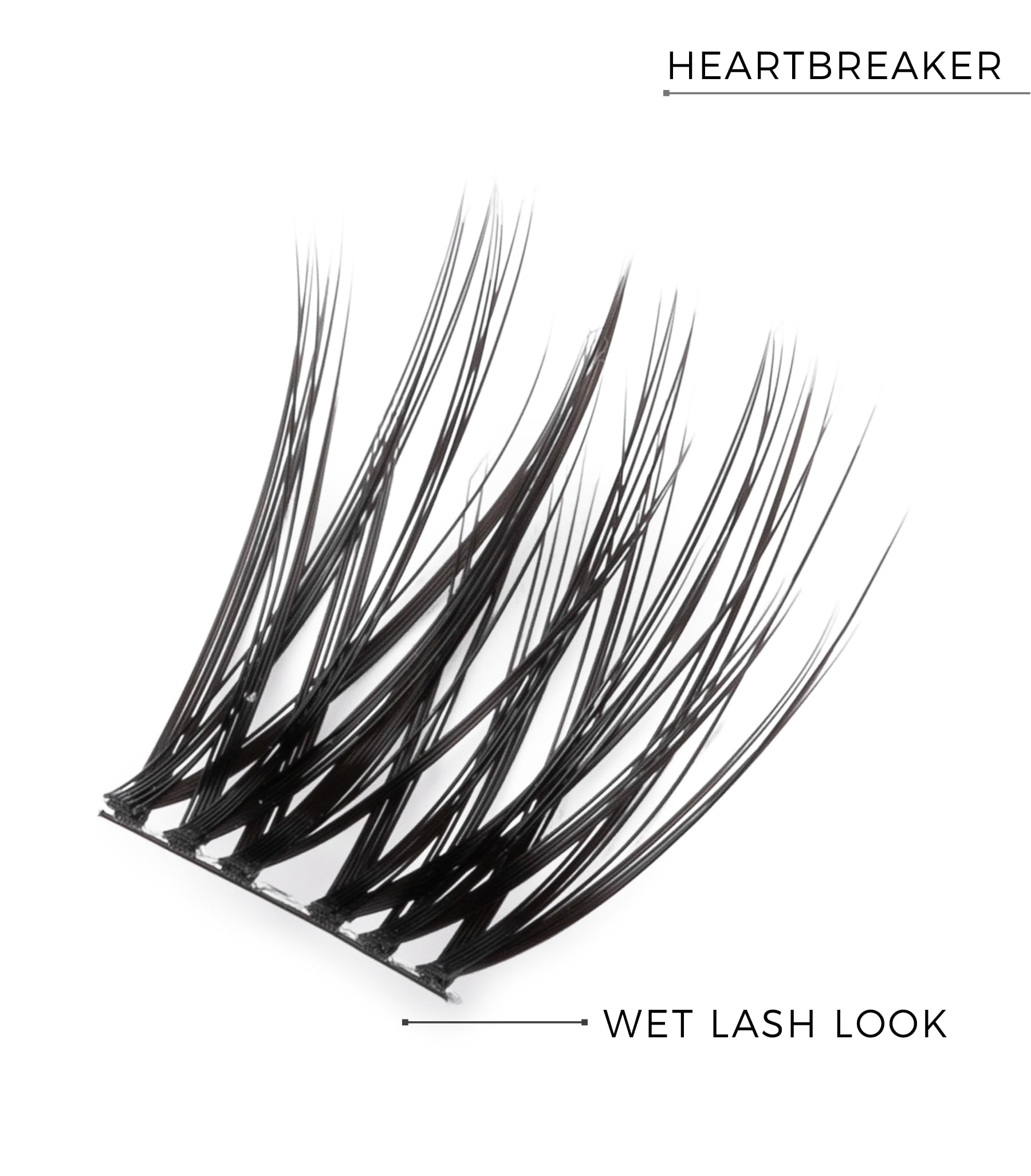 Nanolash DIY Eyelash Extensions 36 pcs, cluster lashes DIY - Image 3