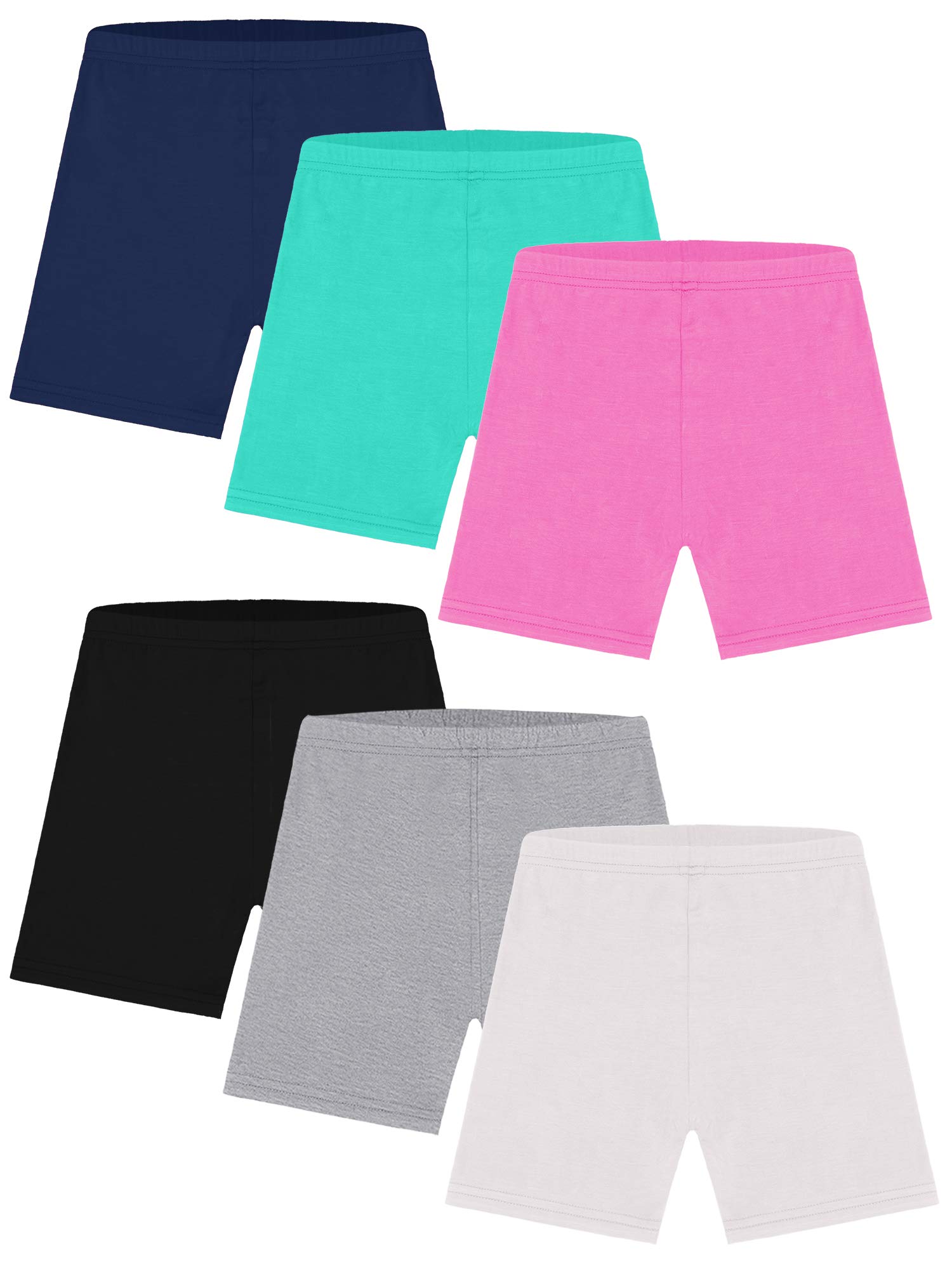 Resinta 6 Pack Toddler Girls Shorts Bike Dance Shorts