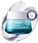 Vichy Mineral 89 Fragrance-Free Moisturizing Face Cream, Hydration for Dry to Normal Skin with Hyaluronic Acid, Vitamins & Minerals, Suitable for Sensitive Skin & Recommended by Dermatologists