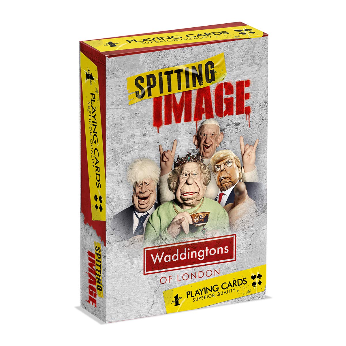 Waddingtons Number 1Spitting Image Playing Cards Game