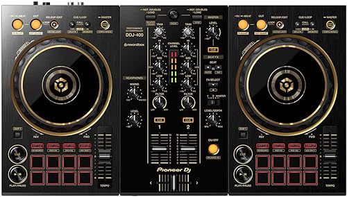 Miniatura 2 de B-Stock Pioneer DJ DDJ-400-N, controlador de DJ de diseño ligero y portátil