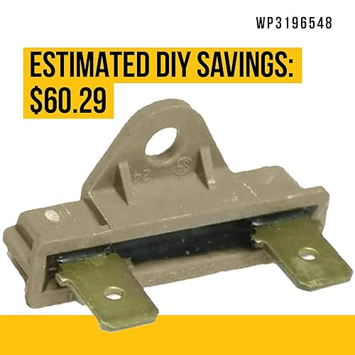 Miniatura 4 de PartsBroz WP3196548 Fusible térmico - Compatible con Whirlpool Maytag KitchenAid Kenmore Range - Reemplaza 3196548 AP6007866 PS11740991 313214