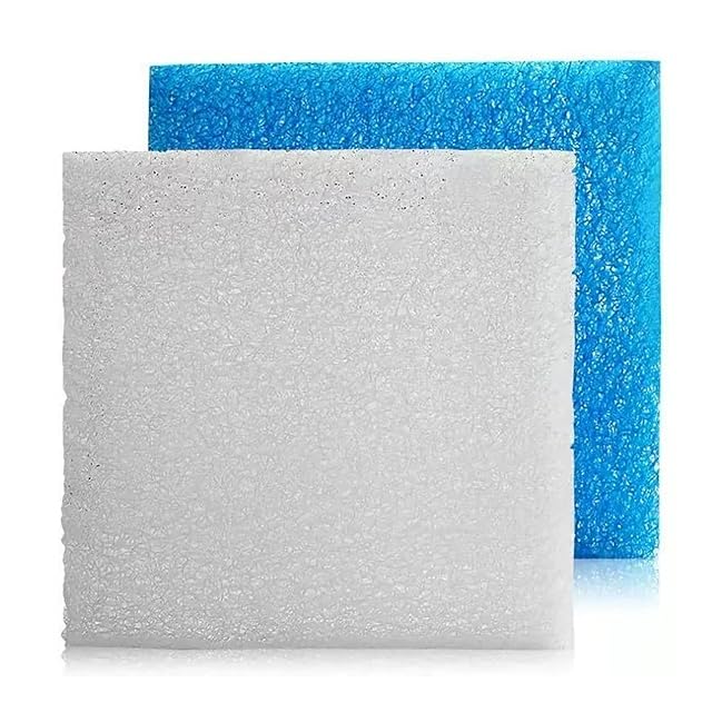 Filtro para Acuario Espuma filtrante, Esponja Accesorios de filtración, paquete de 5 piezas, espesor 40 mm