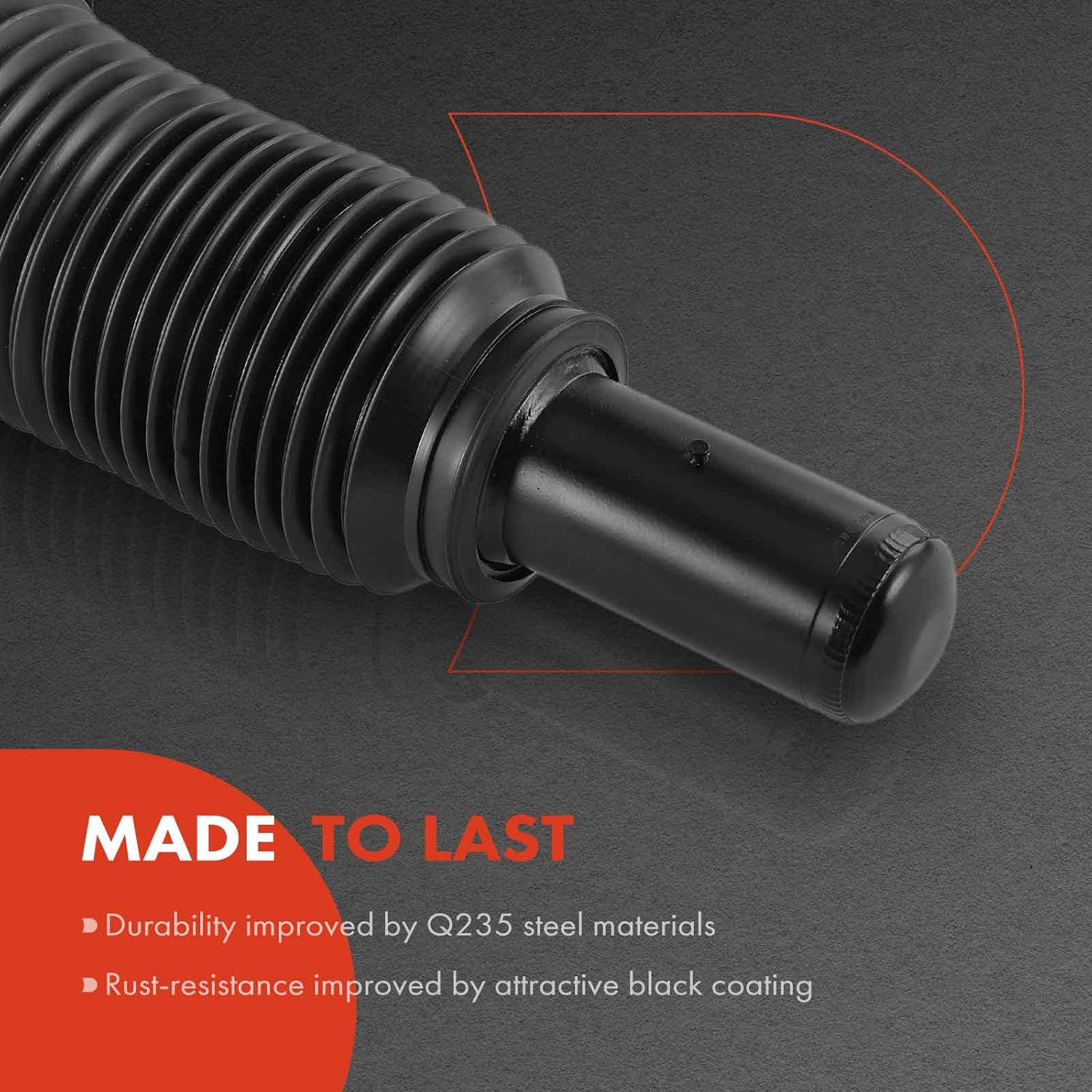 A-Premium Front Left & Right Air Suspension Shock Struts Compatible with Audi A8 Quattro 2011-2017, S8 2010 2013-2018 2-PC Set