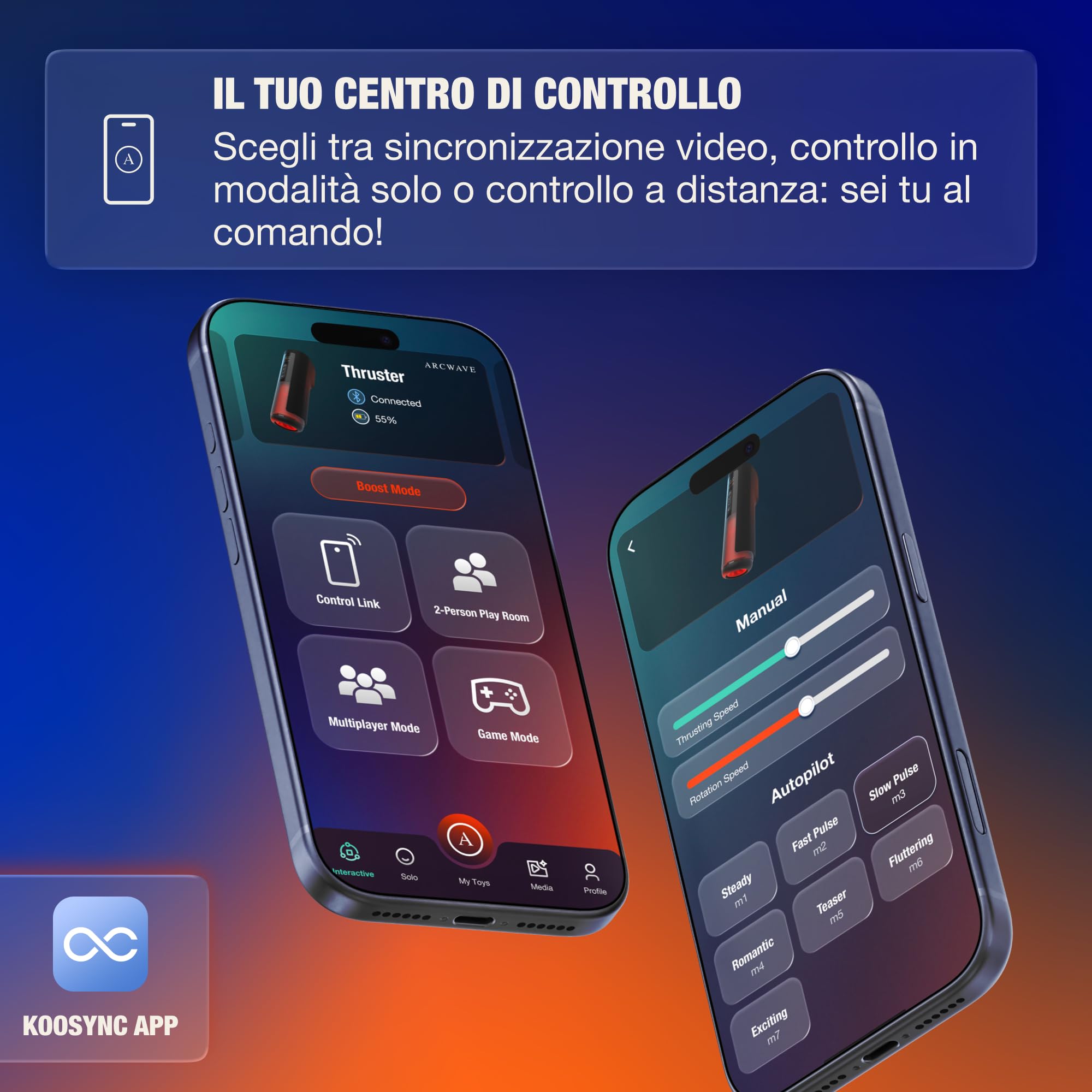 Arcwave Thruster Masturbatore Automatico e Rotante per Uomo | Rotazione 360° | 200 Movimenti | Sleeve per Pene | Pocket Pussy in Silicone | Sex Toy per Adulti | Stroker con App Sync | Ricaricabile