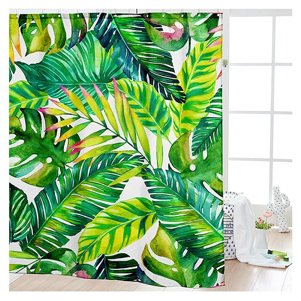 Rideau de douche style ferme pour créer une ambiance naturelle et champêtre dans votre bain