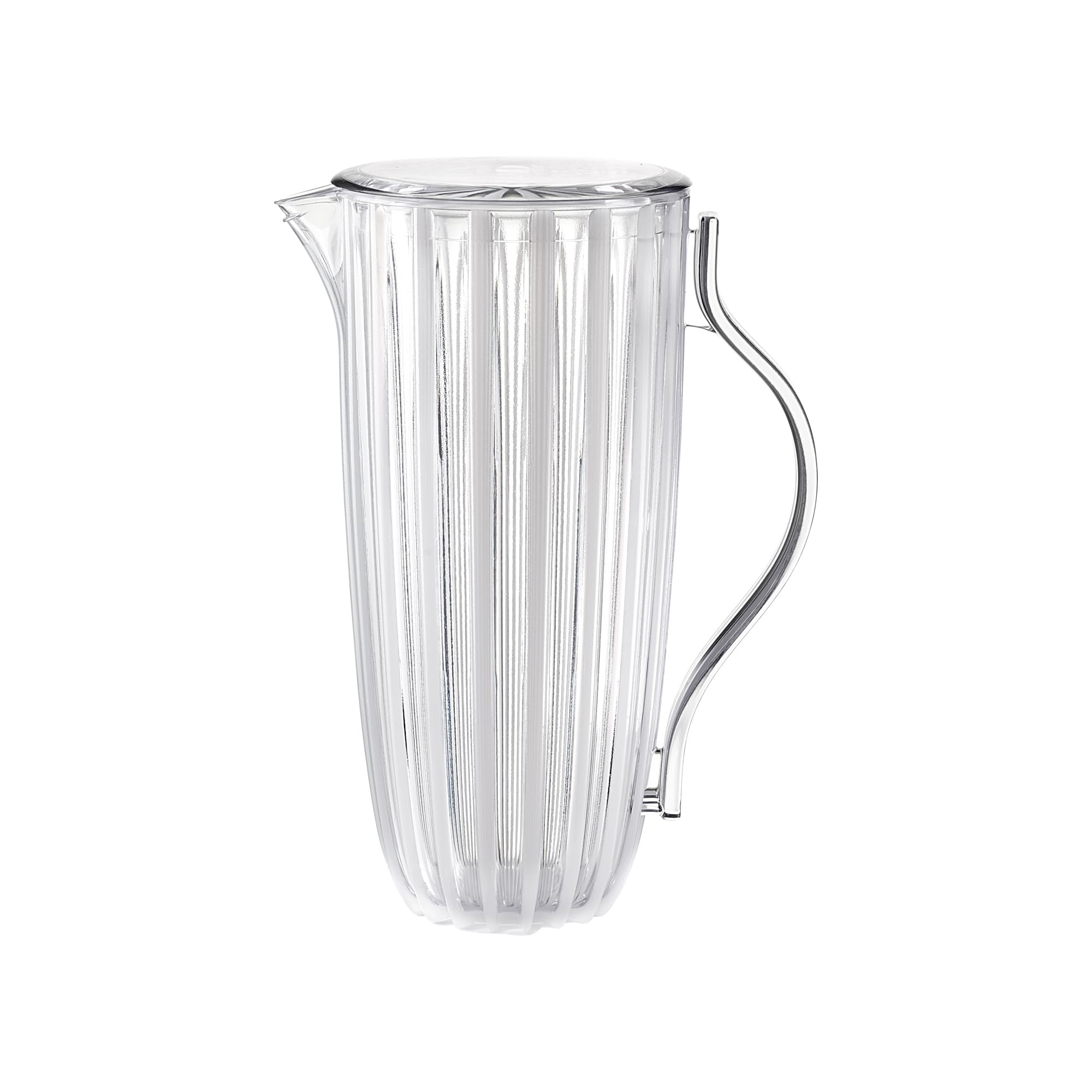 Carafe Dolcevita GUZZINI - Plastique Biosourcé 1,75 L - Couvercle Avec Filtre à Glaçons - Design Italien élégant