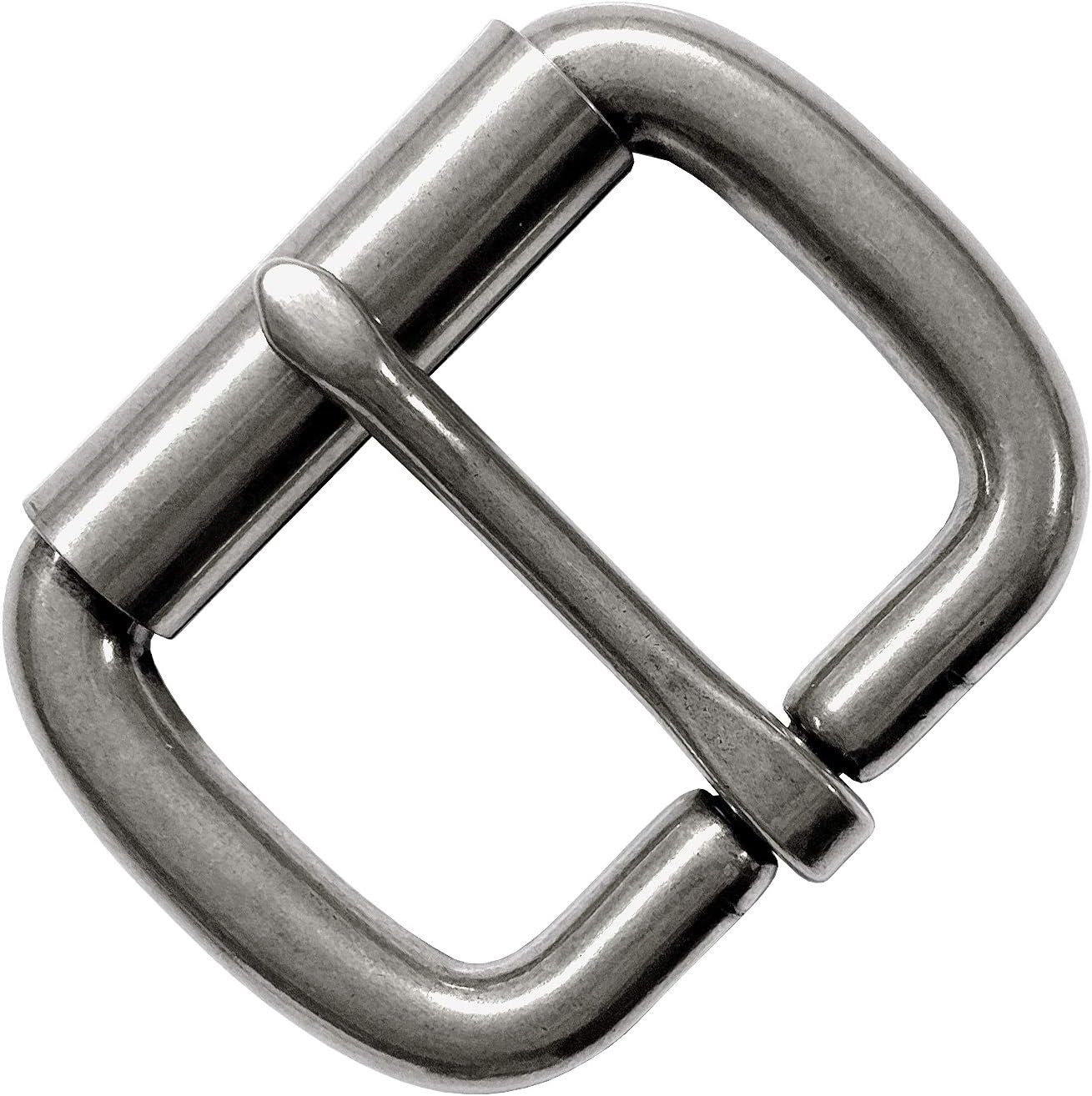 Antiqued Finish Single Prong Replacement Roller Belt Buckle, Fits 1-1/2" wide image 4