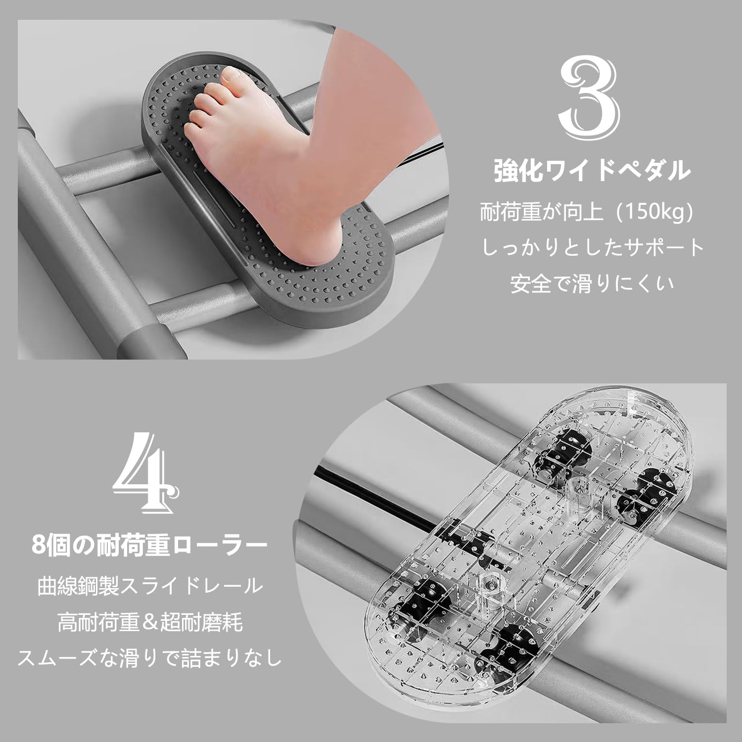 Amazon.co.jp: レッグスライド 【骨盤底筋・太もも筋ト