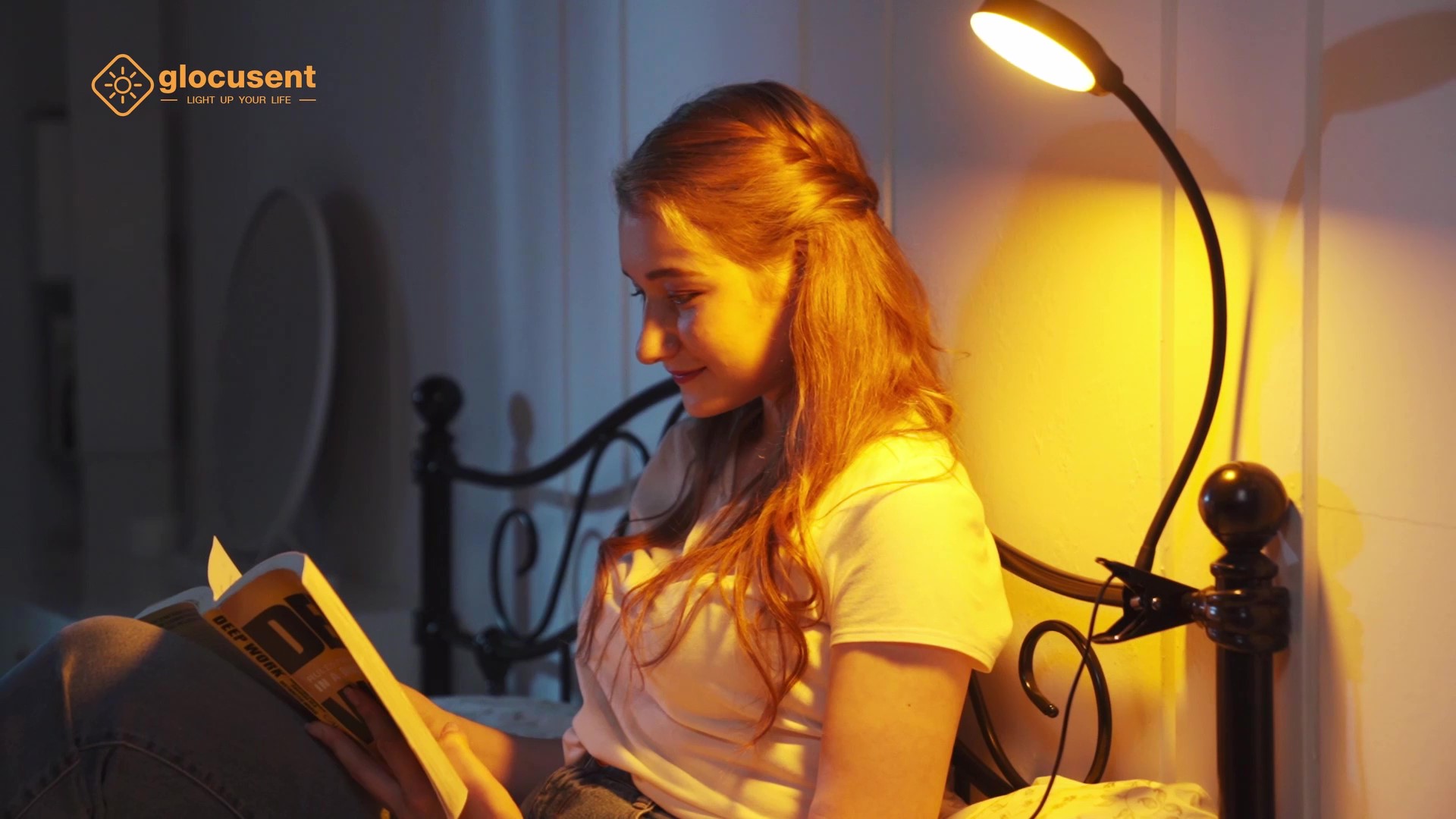 Lampe De Lecture à Clip Susoo 25 Réglages USB Blanc 5 Couleurs 5 Luminosités