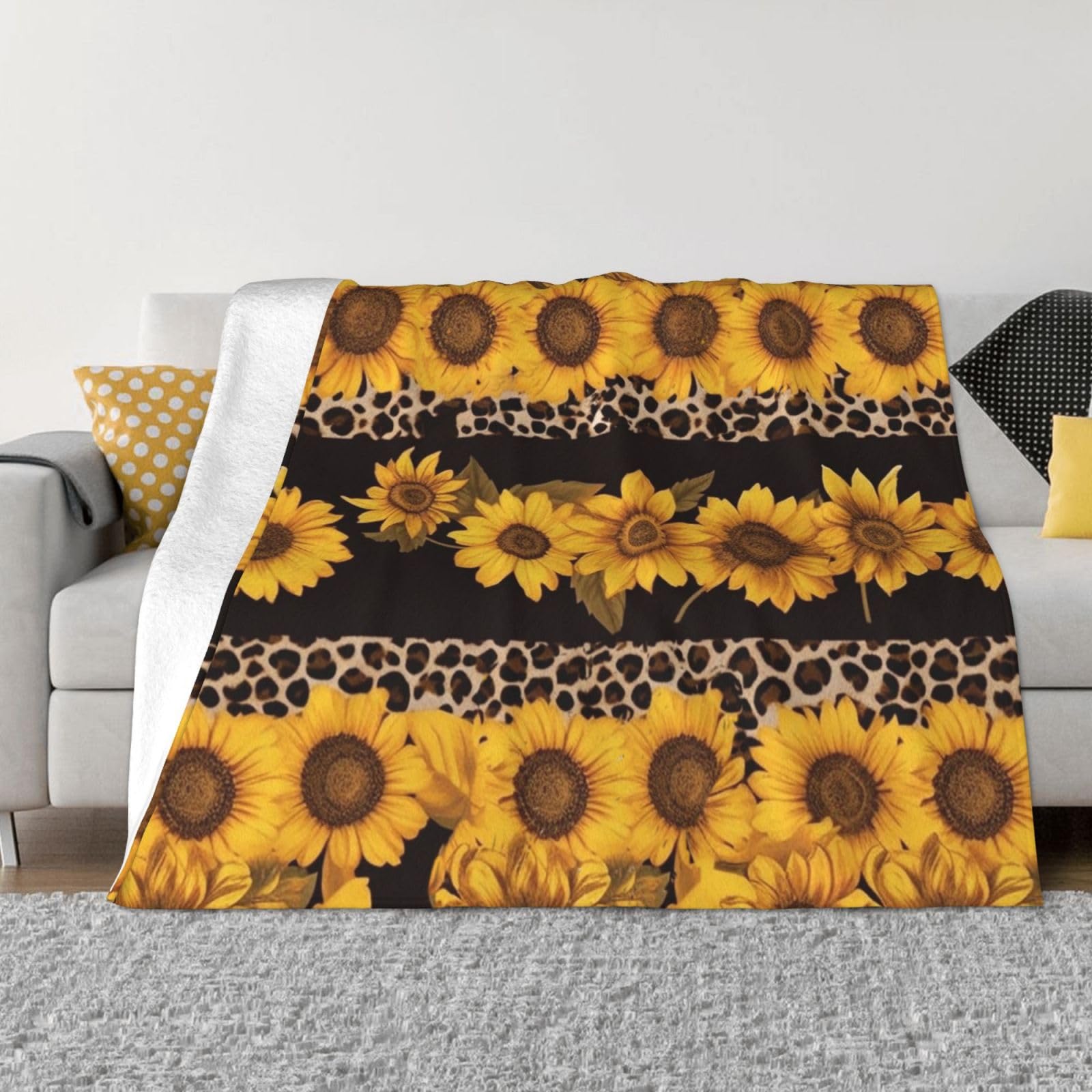 Couverture en flanelle toutes saisons de qualité supérieure plaid imprimé chic