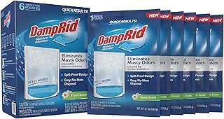 Fresh Scent Single-Use Pouch Moisture Absorber, 6-Pack