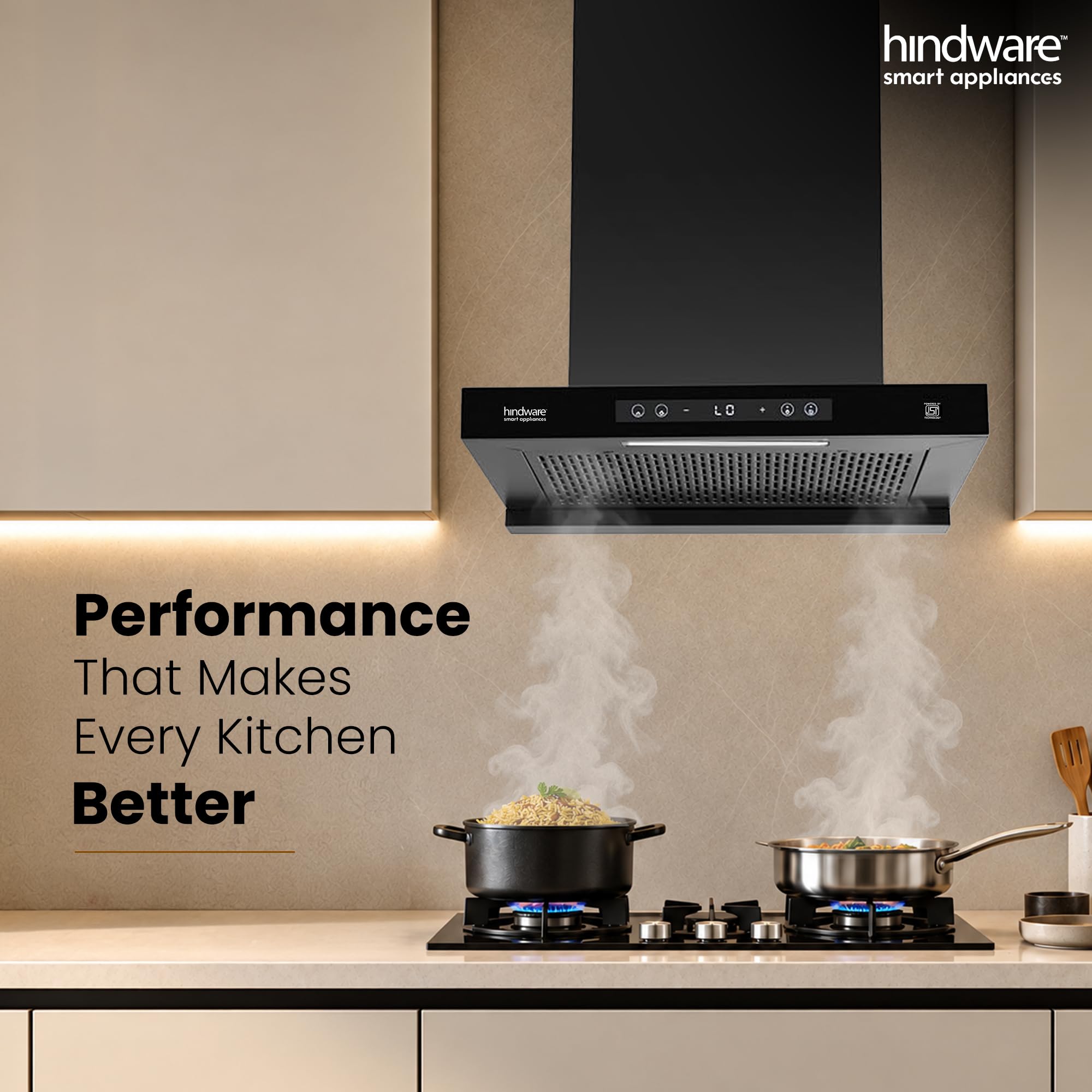 Hindware Regina Kitchen Chimney - Powerful & Filterless -10