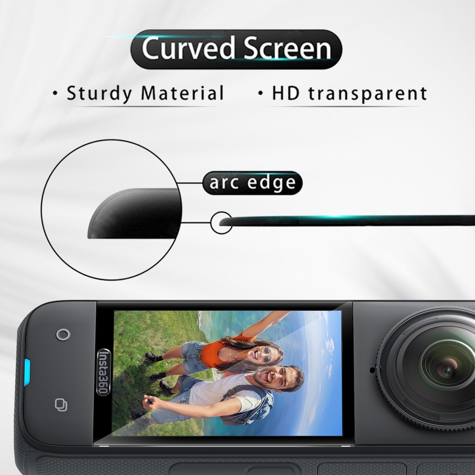 Kit Protezione Schermo Insta360 Ace Pro 2 - 2 Vetri Temperati + 2 Pellicole + 2 Protezioni Fotocamera - Foto 7