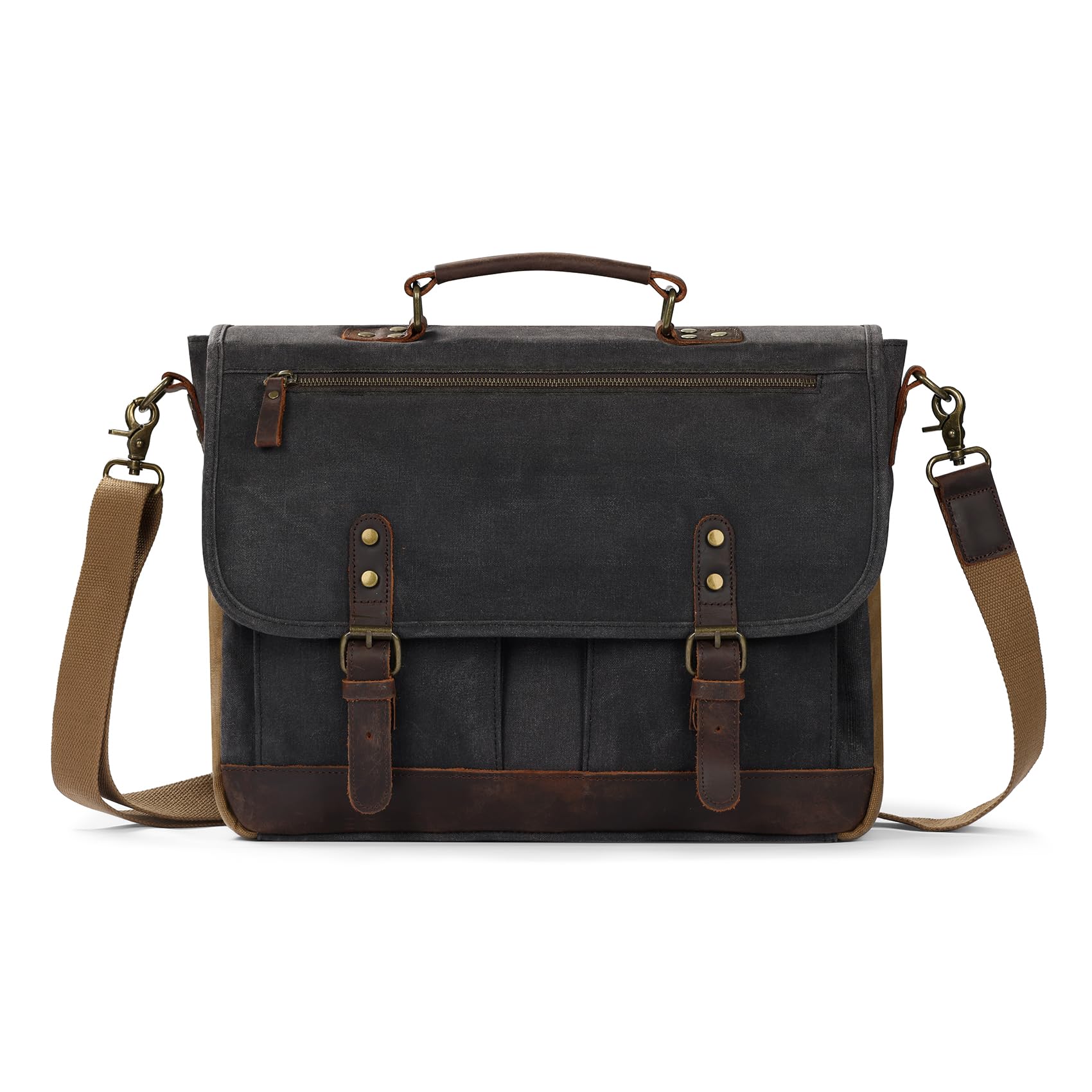 Borse messenger vintage per valigetta da uomo, Grigio