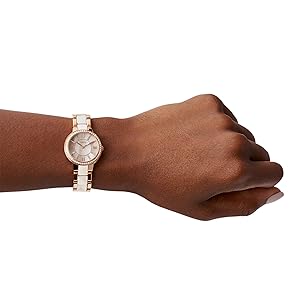 Fossil Women's Virginia Quartz Stainless Steel Three-Hand Watch