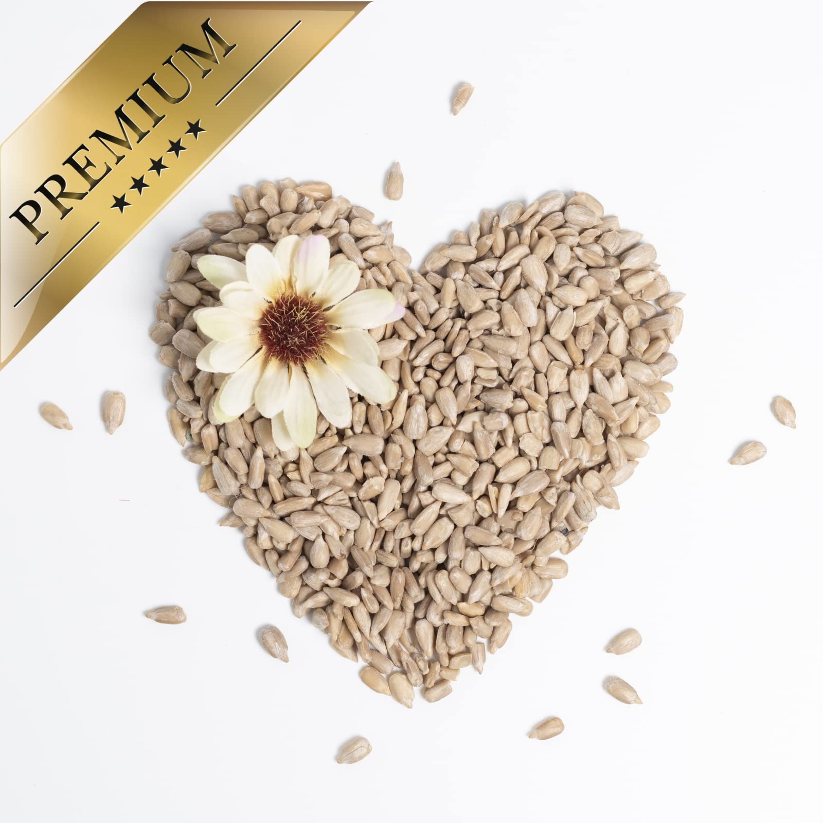 Lyra Pet® | 25 kg Sonnenblumenkerne Geschält | Vogelfutter für das Ganze Jahr | Premium Wildvogelfutter | Idealer Energiespender für Sommer und Winter | Vogelstreufutter für Wildvögel | Ohne Schale
