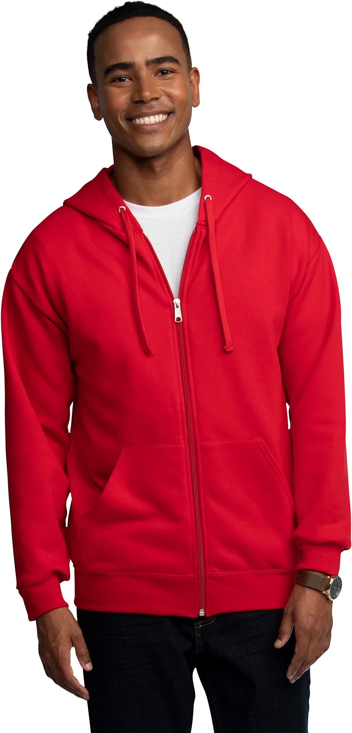 adidas red zip up jacket