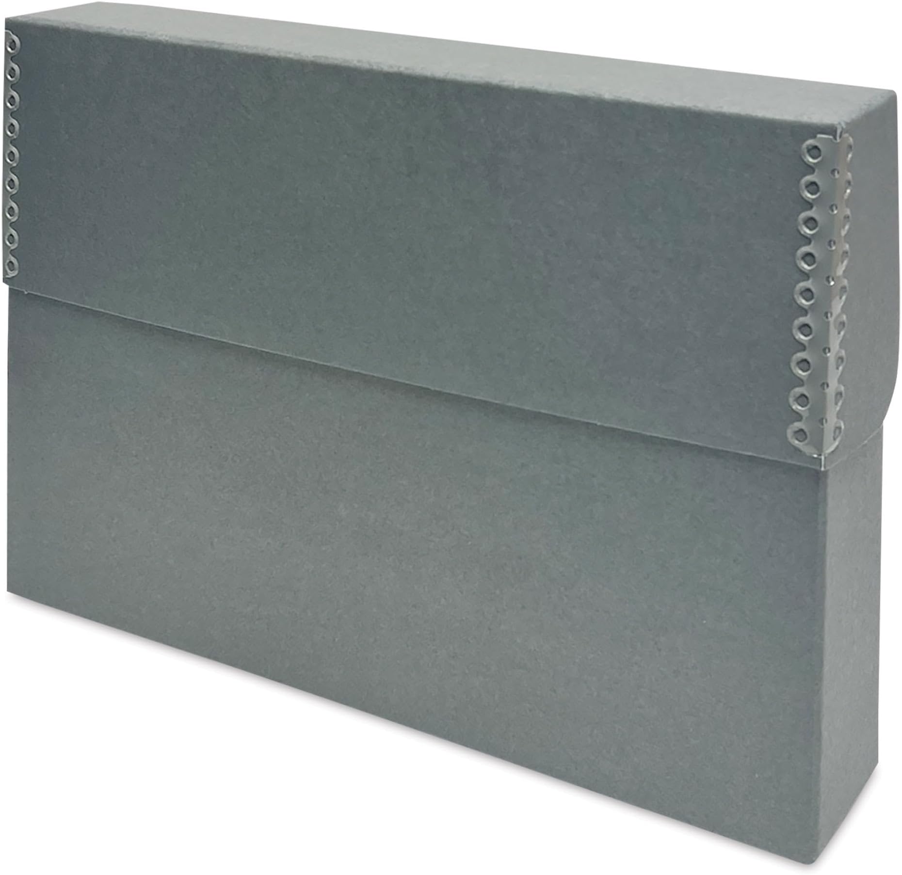Lineco Archival Document Storage Case - Blue Gray, 15-1/2" x 10-1/2" x 2-1/2"
