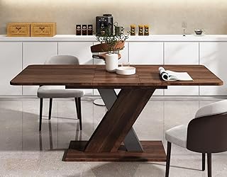 KEIKI 55.12”-70.87”L Extendable Dining Room Console Table for 4-8 People...